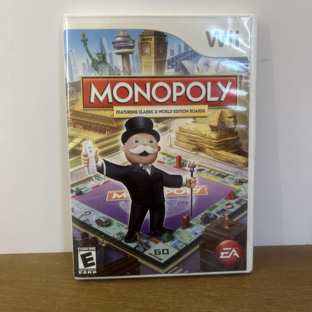 Monopoly Streets Nintendo Wii Complete In Box With Manual