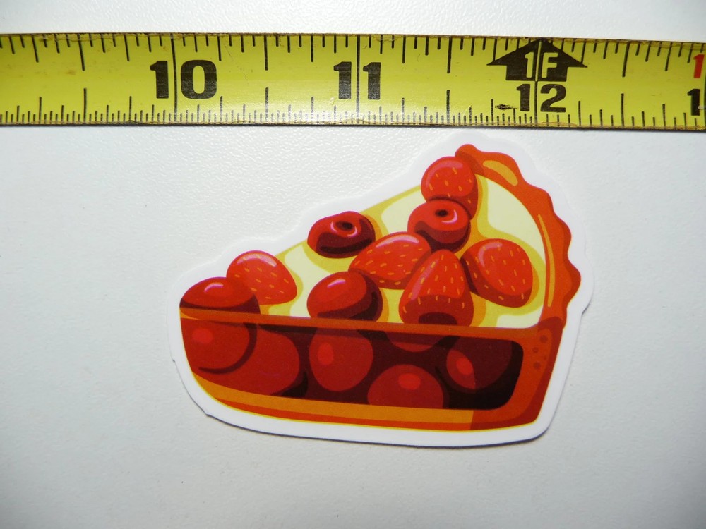 BERRY CHEESECAKE SMALL STICKER DECAL STREET FOOD TRUCK RESTAURANT SCRAPBOOKING