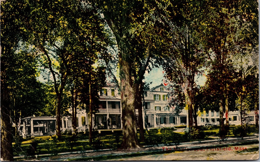 Postcard MA Pittsfield The Maplewood 1912