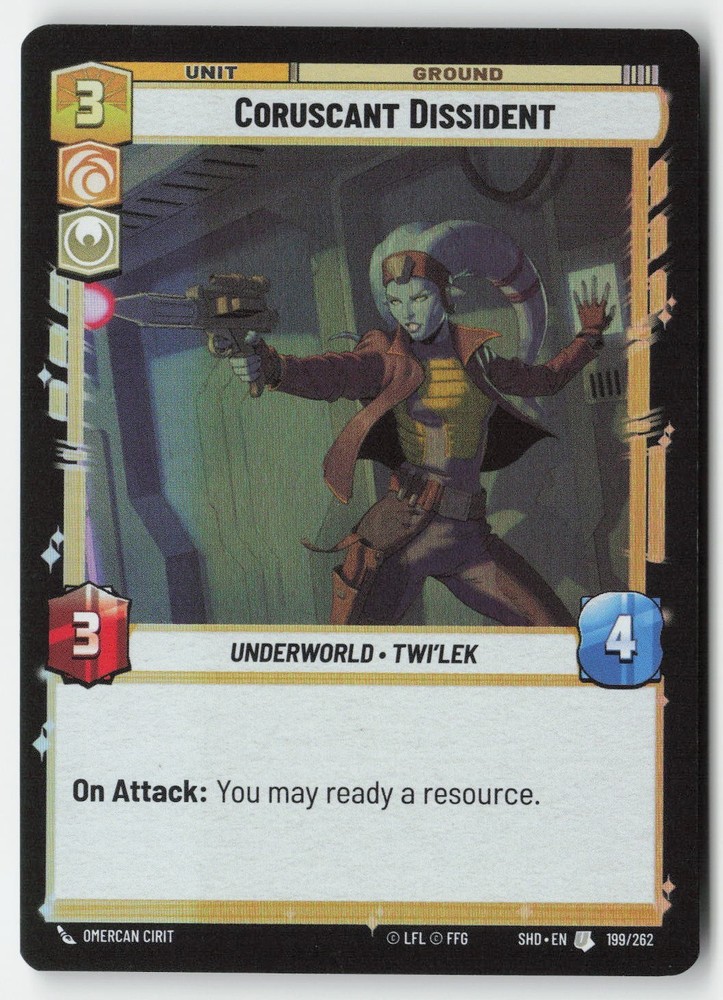 SWU - Coruscant Dissident SHD 199 Standard Foil