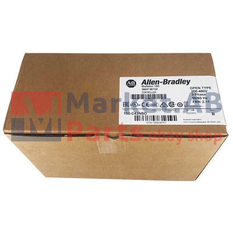 New 150-C43NBD SMC-3 43A Smart Motor Controller Allen Bradley 150C43NBD Sealed
