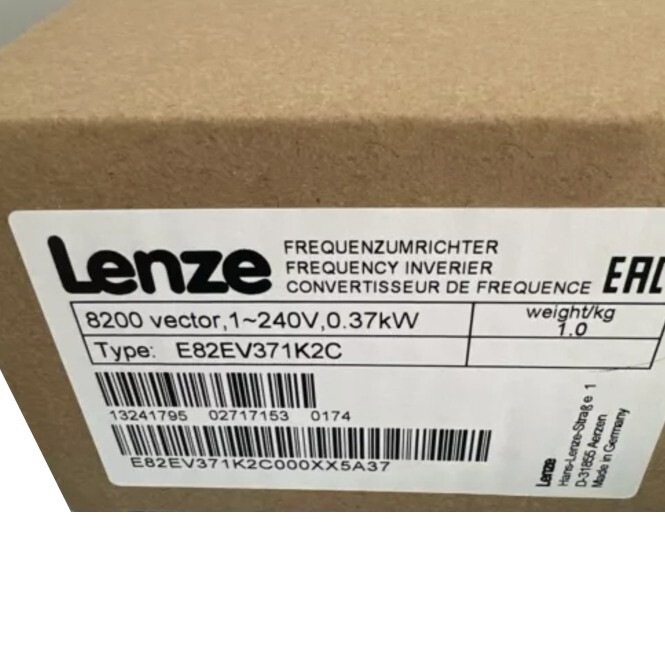 E82EV371K2C 1PCS Brand New Sealed LENZE 8200 Vector Frequency Inverter