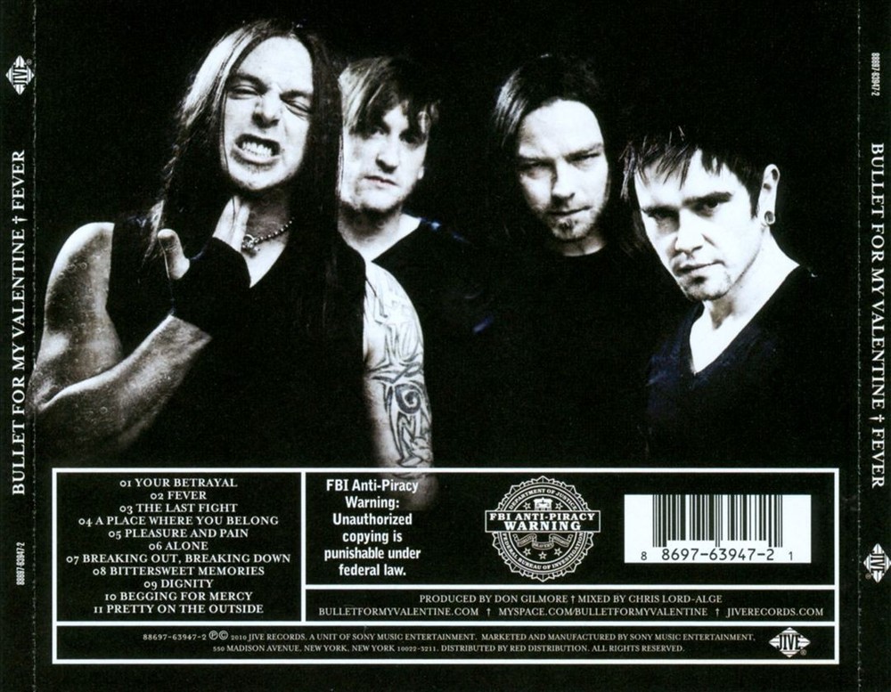 Bullet For My Valentine Fever New Cd