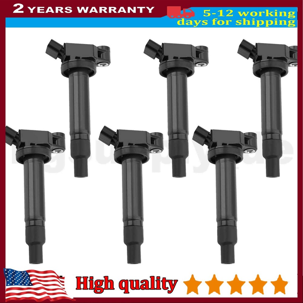 6PCS Ignition Coil For Toyota Camry MCV36 Lexus ES MCV30 RX300 3.0L 90919-02234