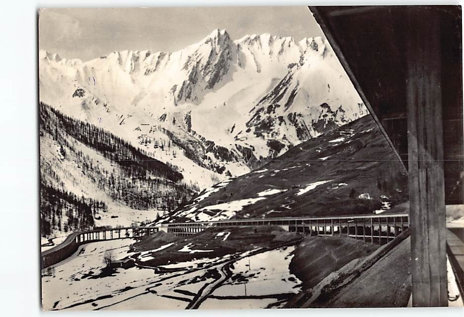 Postcard Autostrada panoramica Valle d Aosta Italy