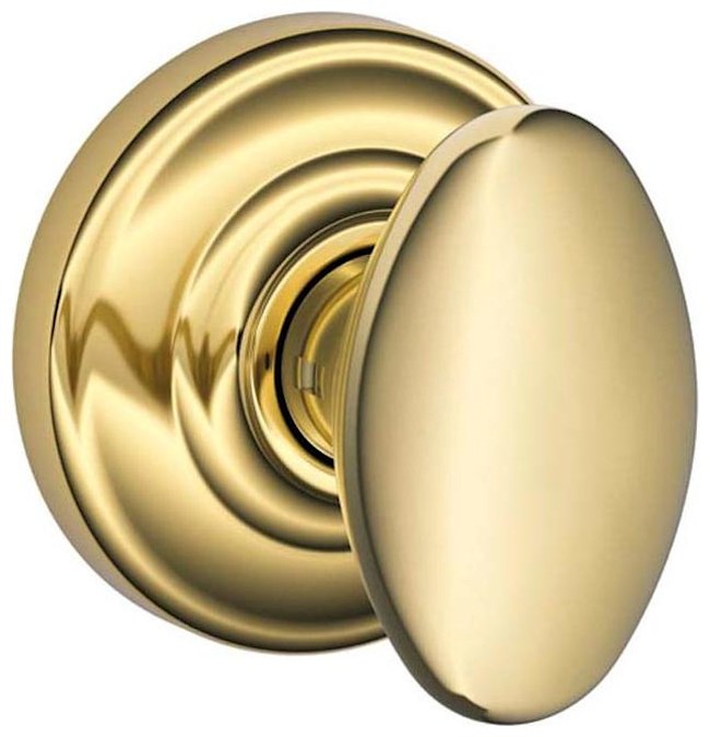 Schlage Siena F170 Non-Turning Dummy Door Knob in Aged Iron