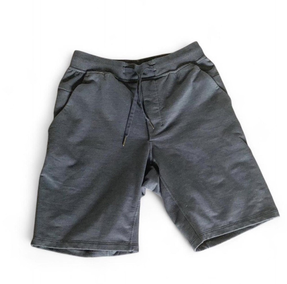 Lululemon Shorts Mens Small Blue City Sweat Joggers Sweats Athletic Workout Gym