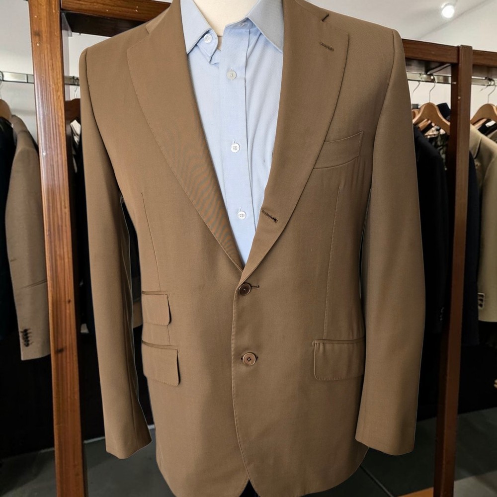 Bespoke Bhambi's Blazer 42r Full Canvas Three Roll Two Working Cuff