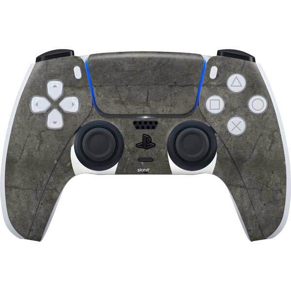 Concrete PS5 Controller Skin - Dark Iron Grey Concrete
