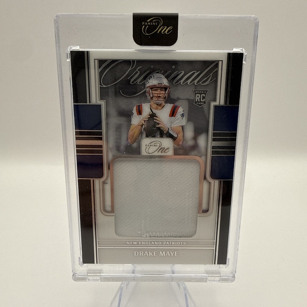 Patriots Rookie Drake Maye Originals Panini One Patch /99 Color Match Sealed!
