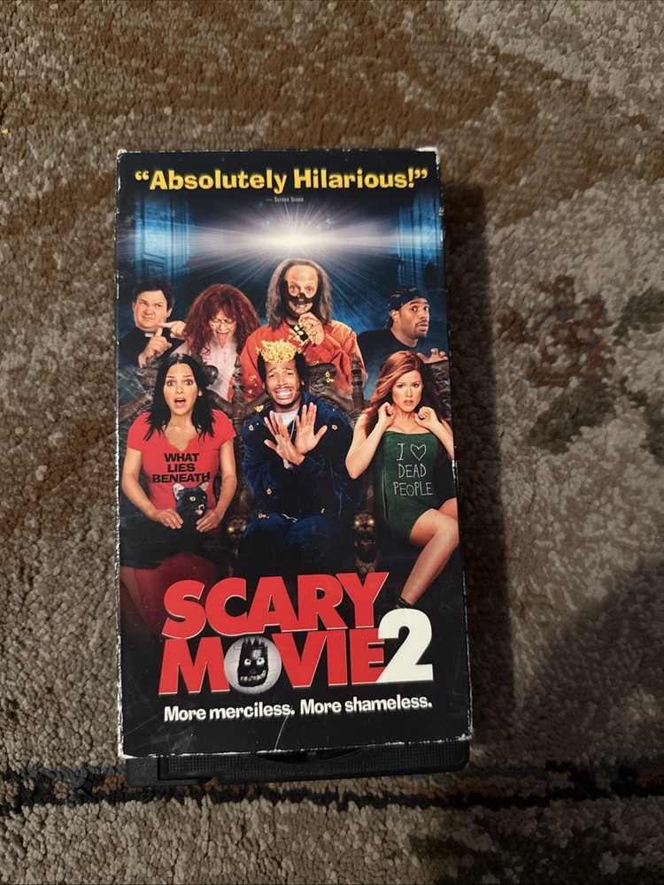 SCARY MOVIE 2 VHS Vintage Horror Comedy Parody Wayans Brothers
