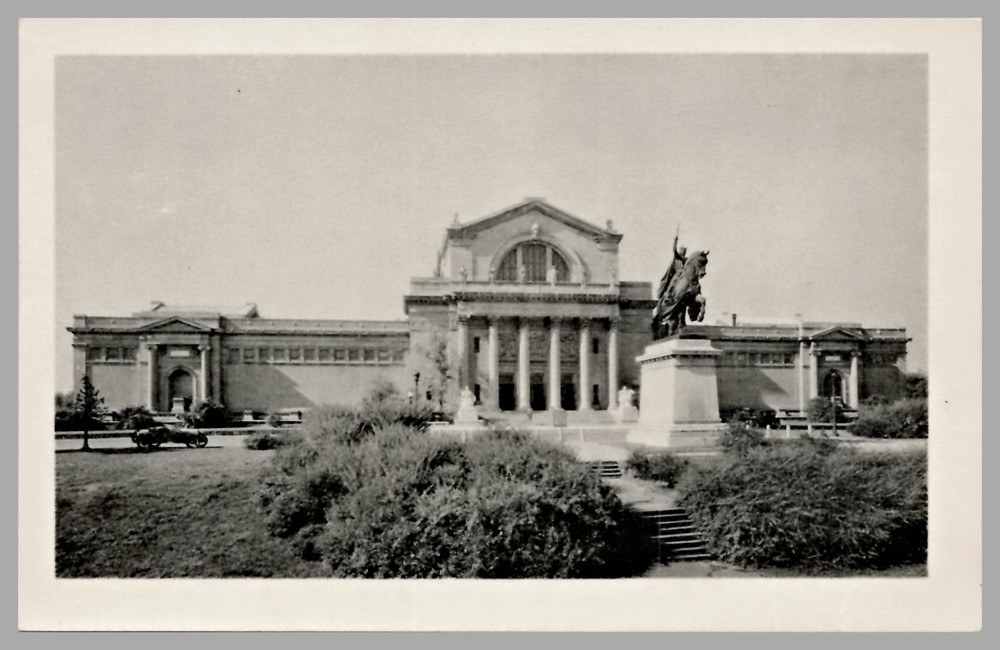 The City Art Museum St. Louis Missouri B/W Exterior View c1930 UNP Postcard