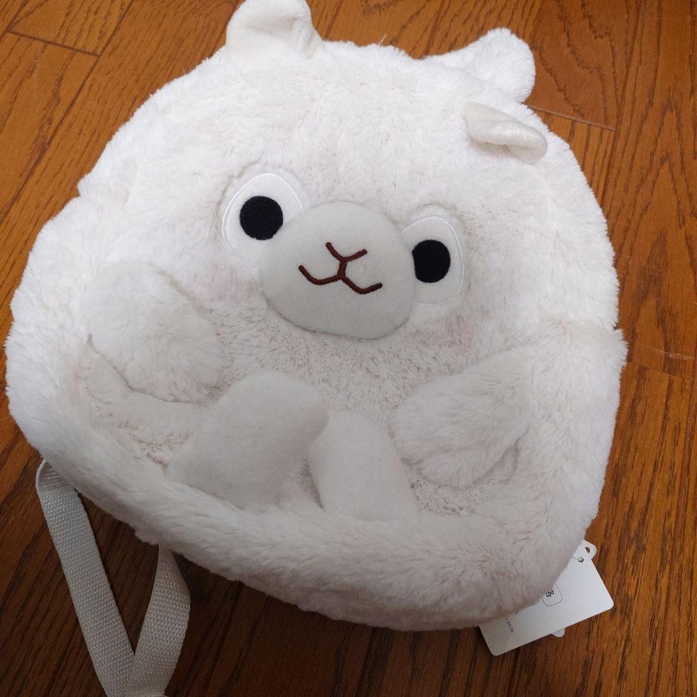 Alpacasso Soft Day Bag Plush Toy Heisei Retro Backpack