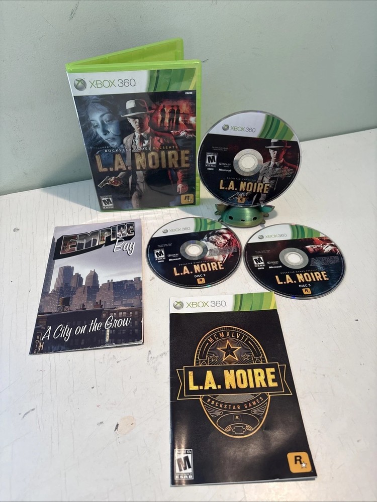 L.A. Noire (Microsoft Xbox 360, 2011) Complete CIB