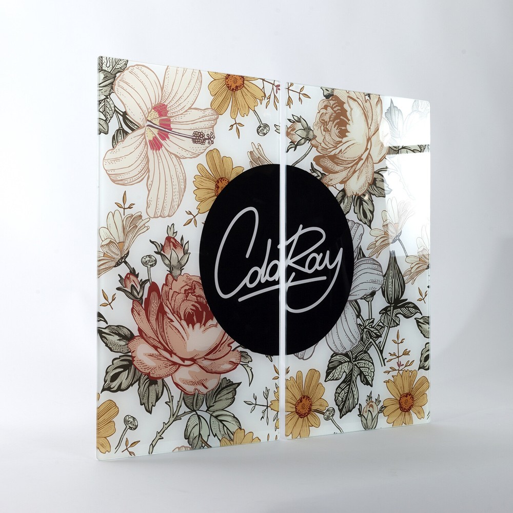 Glass Kitchen Chopping Cutting Board Triangles composition Geometric 2x30x52