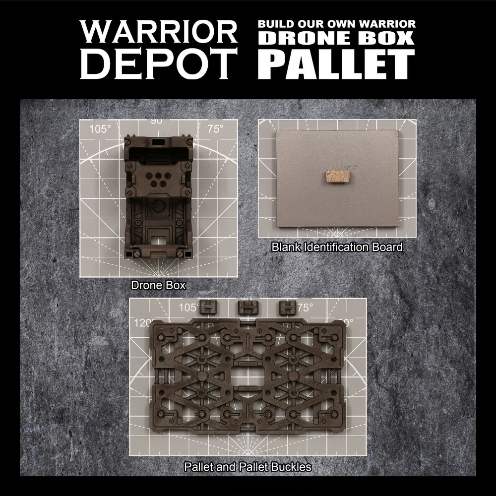 Acid Rain World Diorama Pallet Drone Box - 1/18 3.75