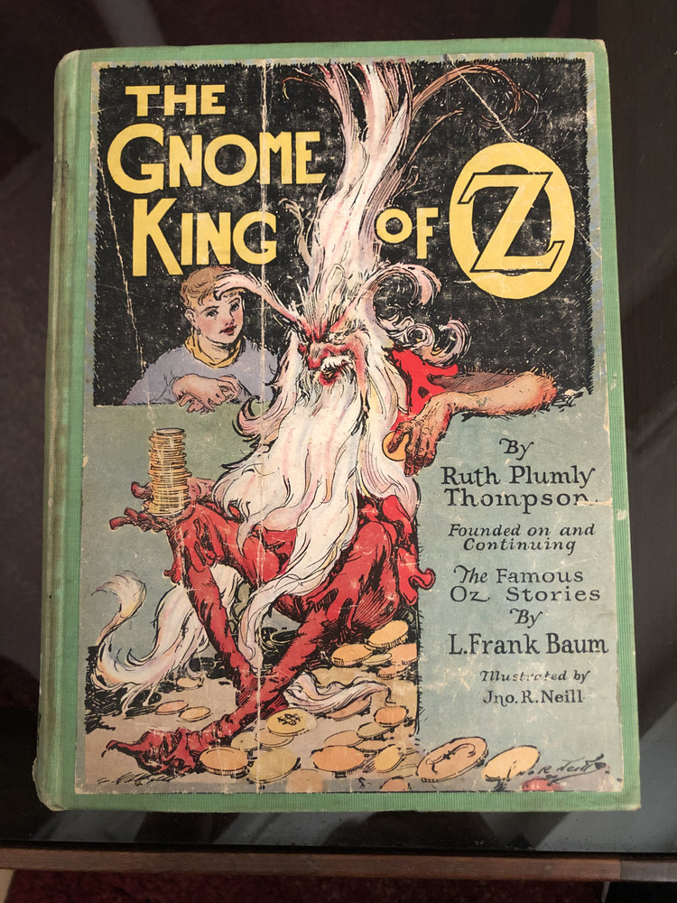 Ruth Plumly Thompson, L Frank Baum / GNOME KING OF OZ 1st Edition 1927 rare