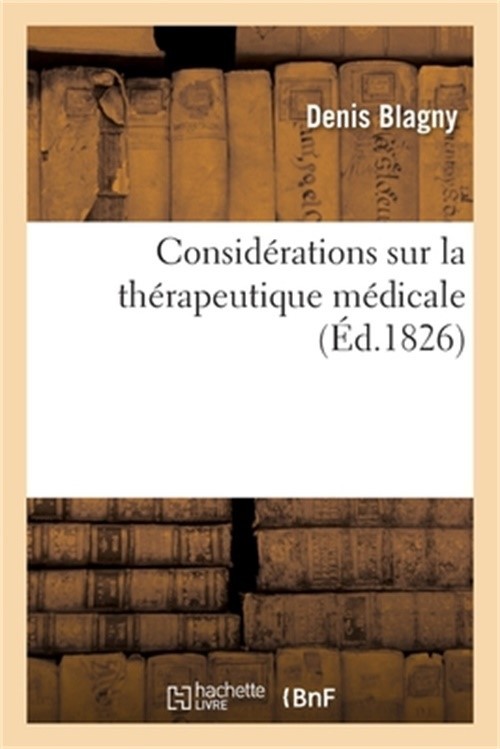 Sur La Th�rapeutique M�dicale. Proposition de Modification � Apporter Au Bandage