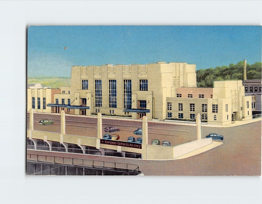 Postcard Union Station Omaha Nebraska