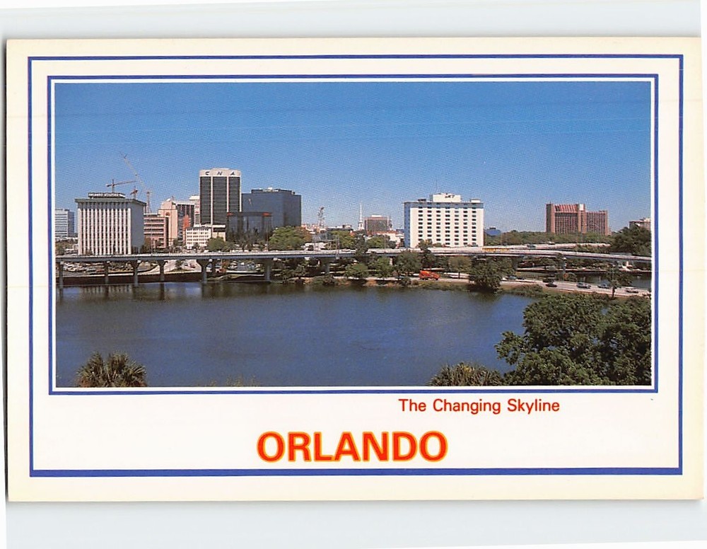 Postcard The Changing Skyline Orlando Florida USA