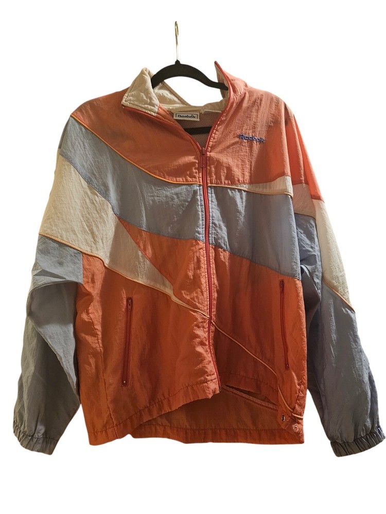 vintage reebok windbreaker jacket