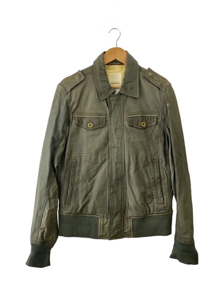Diesel Leather Jacket Blouson/L/Sheep Leather/Khk// 3505
