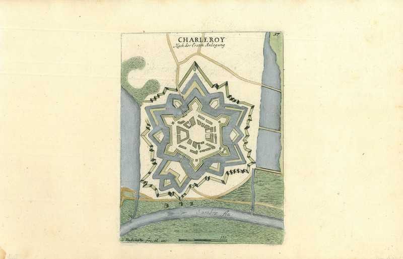 City map of Charleroi