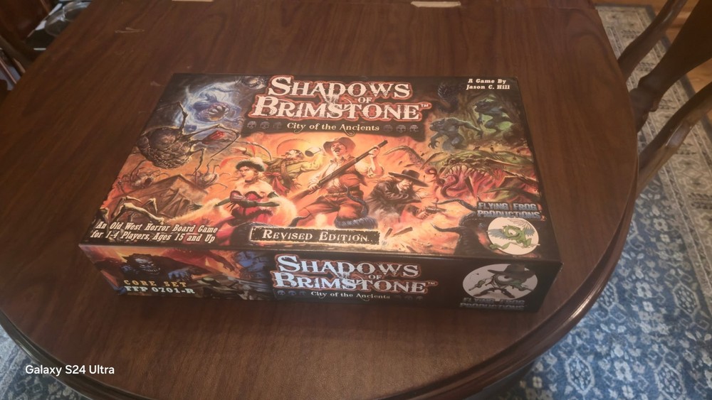 Shadows of Brimstone City of the Ancients Revised Edition Board Game Unpunched