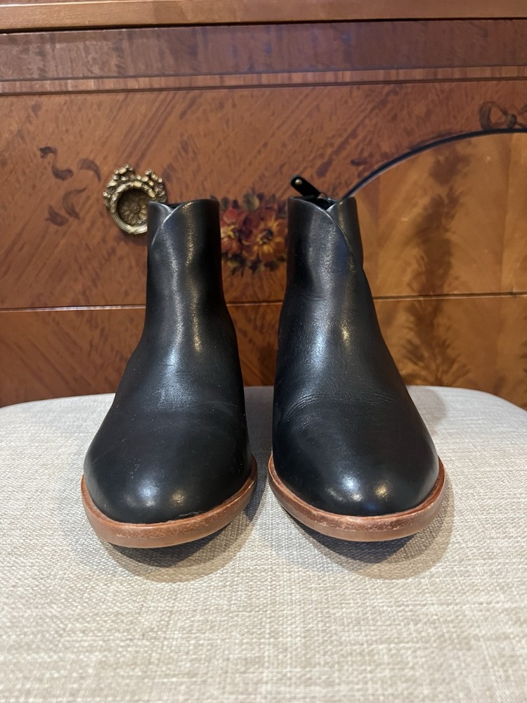 Soludos EUC Venetian Black Bootie Ankle Boots Sz 6.5