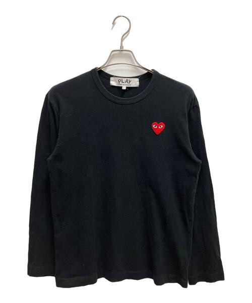 PLAY COMME des GARCONS                    Long sleeve cut and sew black AZ-T118