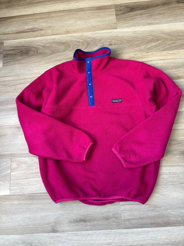Vtg 90s Patagonia Synchilla Snap-T Pullover Fleece Jacket Mens Size M