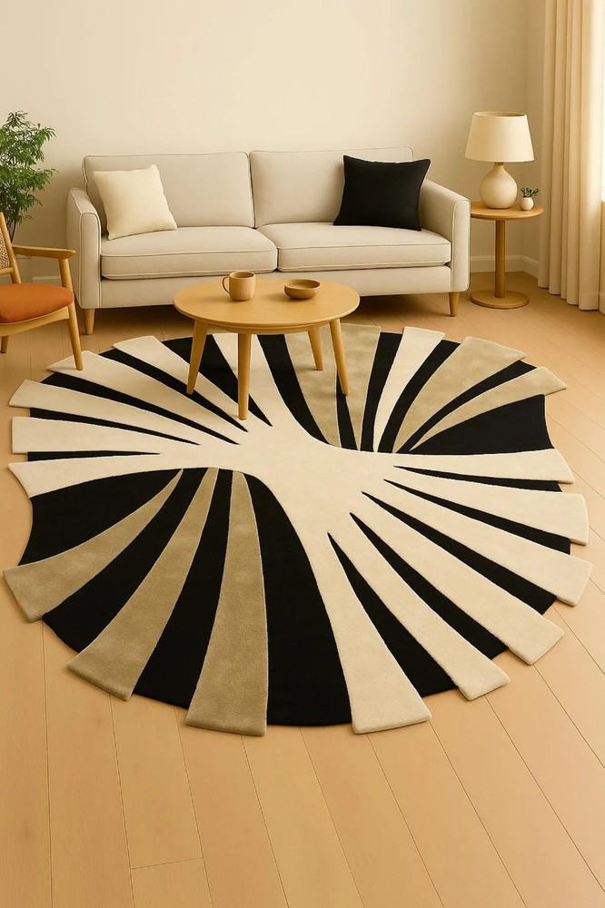 New Design Hand Tufted Nz Wool Rug Color Multicolor Handmade Luxury Carpet Rug