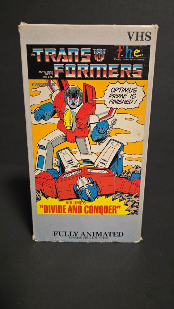 Transformers Fire On The Mountain Vol. 8 f.h.e. VHS 1984