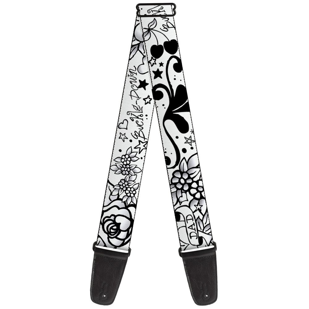 Guitar Strap - Mom & Dad Black/White ACC NEWAnother great item from Rarewaves USA | Free delivery!