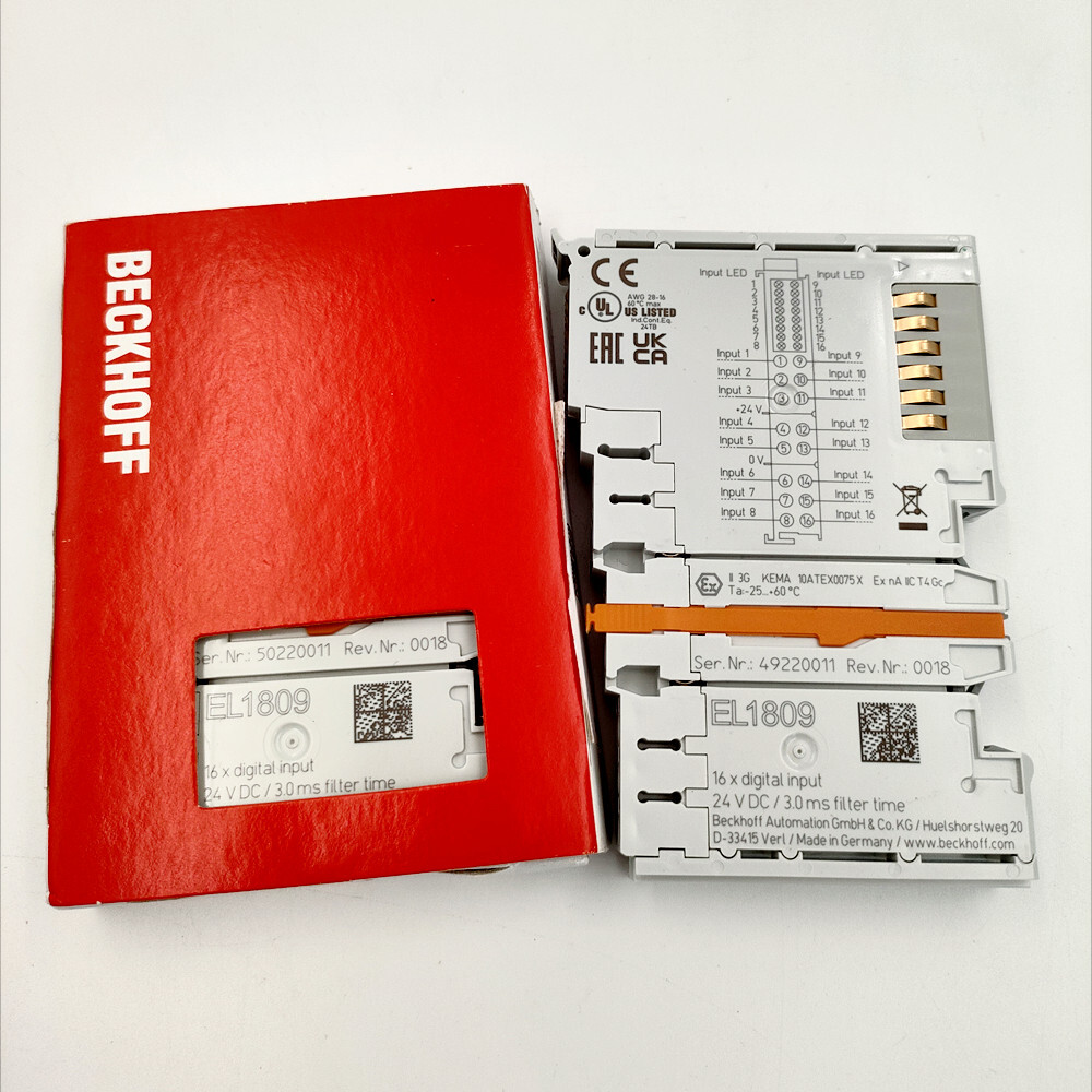 New BECKHOFF EL1809 PLC Digital Input Module