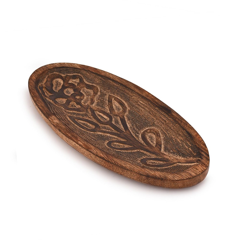 Decorative Bowl Mango Wood wooden Bowl for Table Centerpiece decor, Entryway ...
