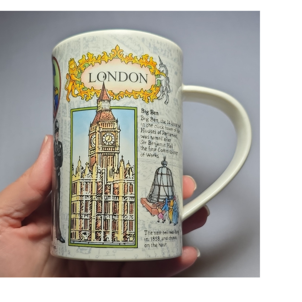 Dunoon Stoneware London UK Souvenir Mug Made in Scotland United Kingdom