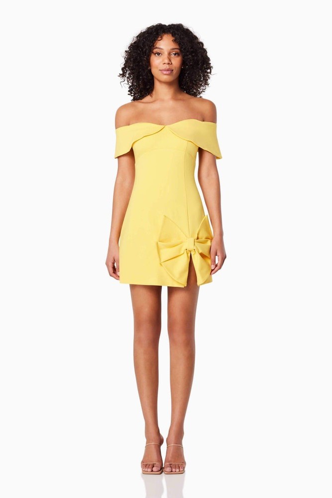 Elliatt Cadence Dress in Yellow