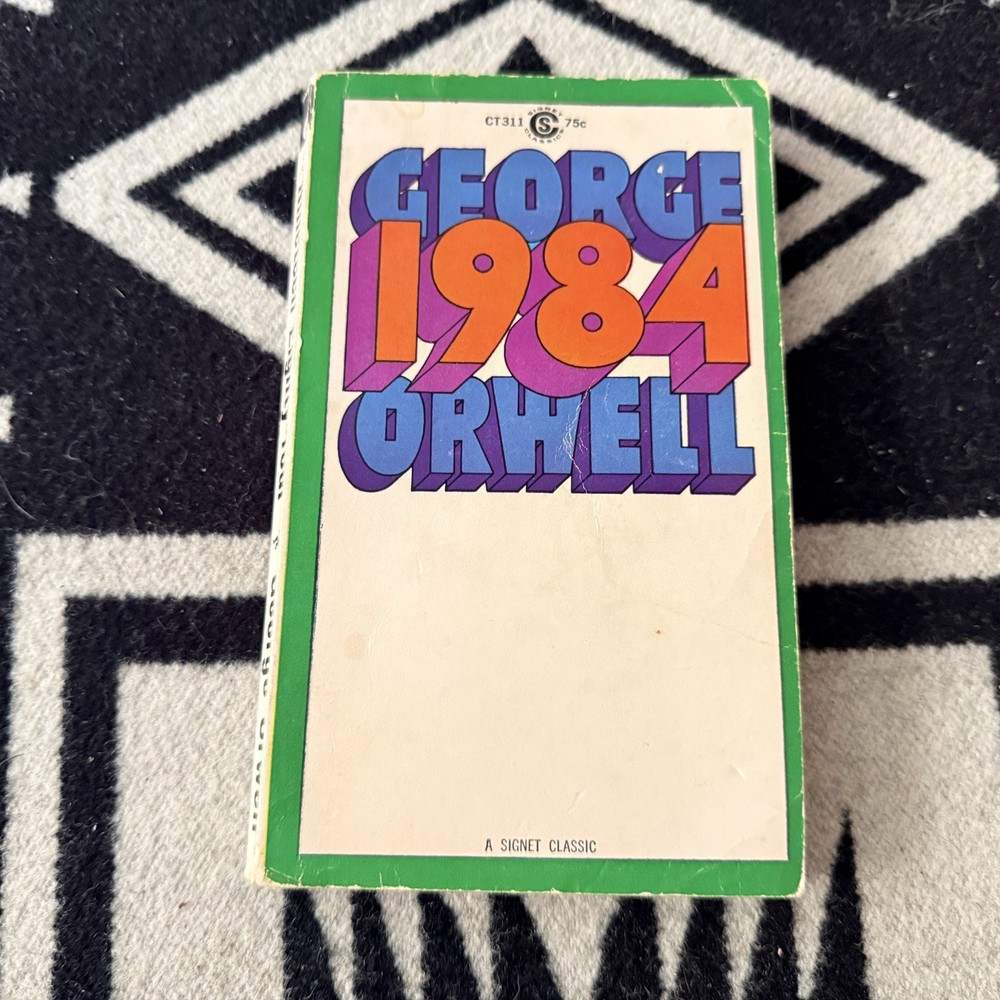 1984 by George Orwell Paperback Signet 41st Printing New American Library