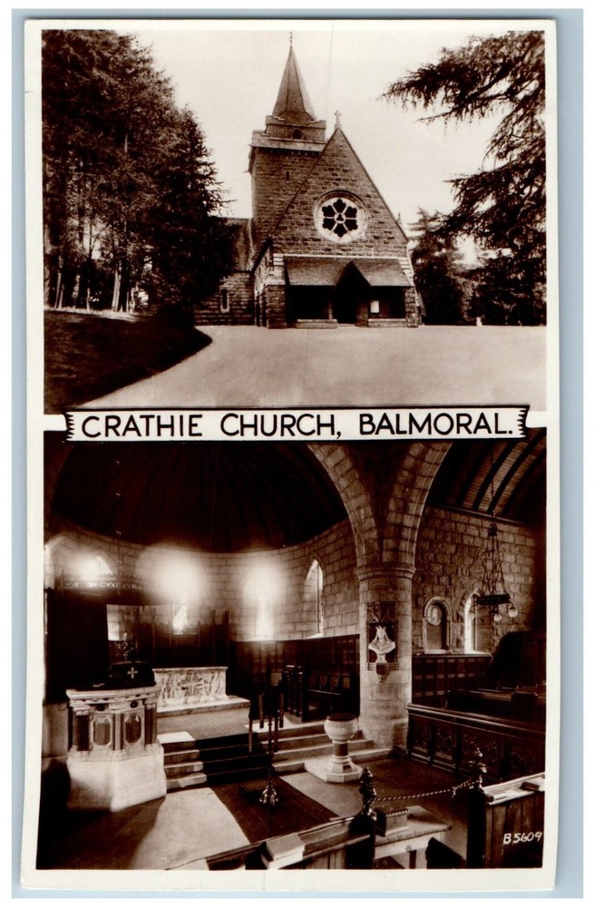 Aberdeenshire Scotland RPPC Photo Postcard Windmills Multiview c1940's Vintage