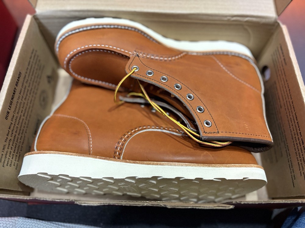 Red Wing 875 Moc Toe 6-Inch Oro Legacy Heritage Boots Size 10D