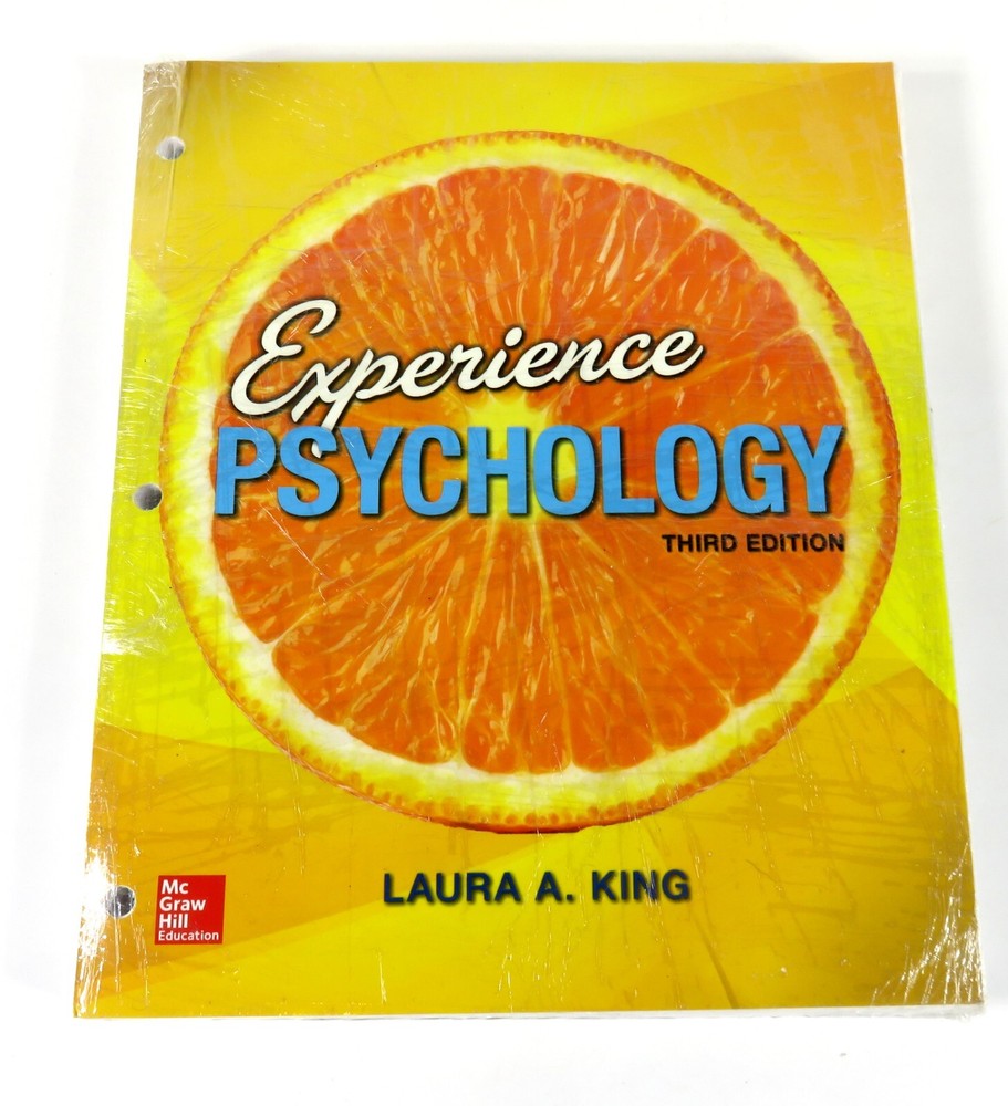 Experience Psychology Third Edition Loose Leaf Laura A. King Mcgraw Hill NEW