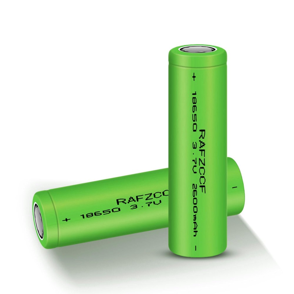 18650 Rechargeable Battery, 2Pack Pre-Charged 2600mAh 3.7V Lithium ion Batter...