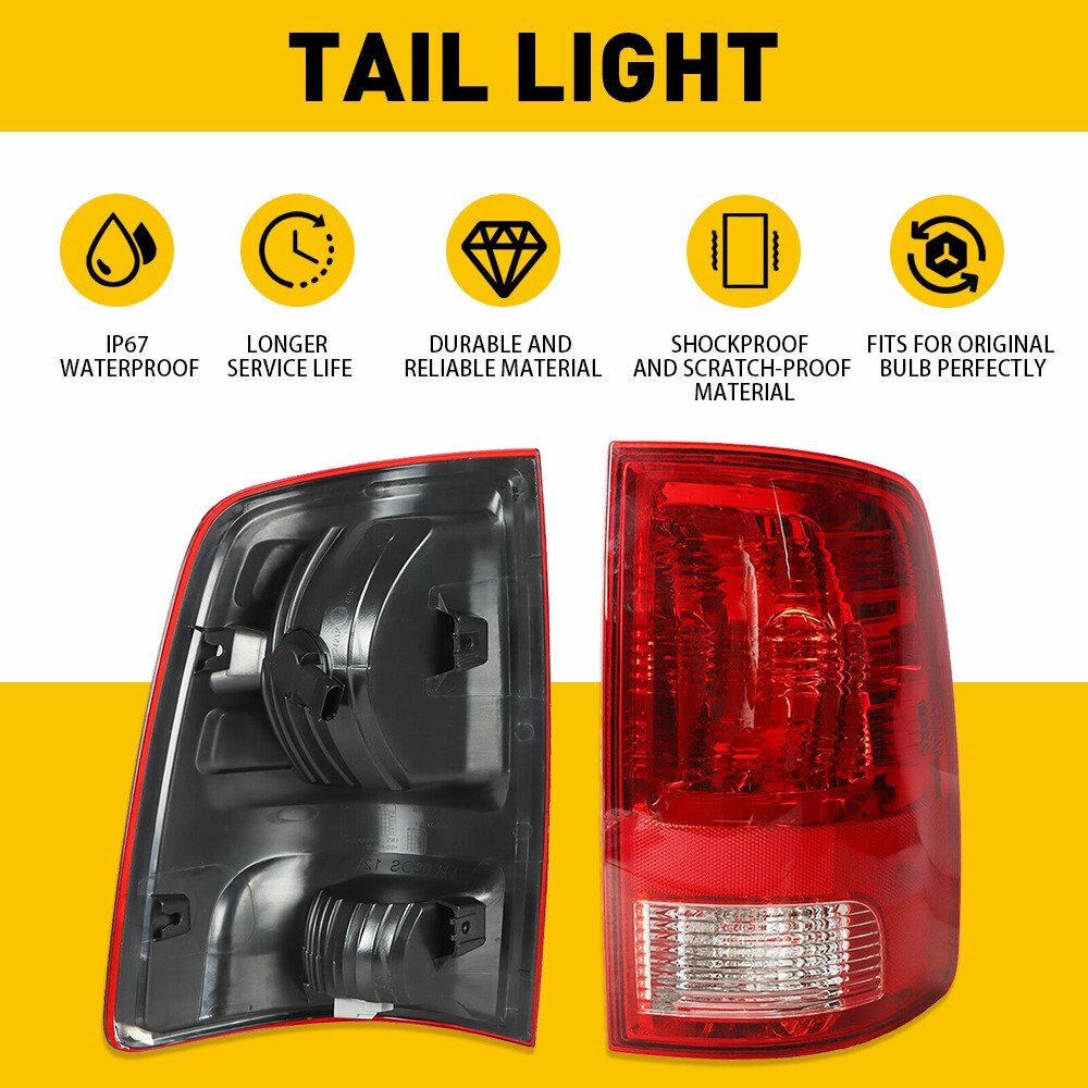 2010-2018 Ram Pickup Truck Right Rear Tail Light Brake Lamp