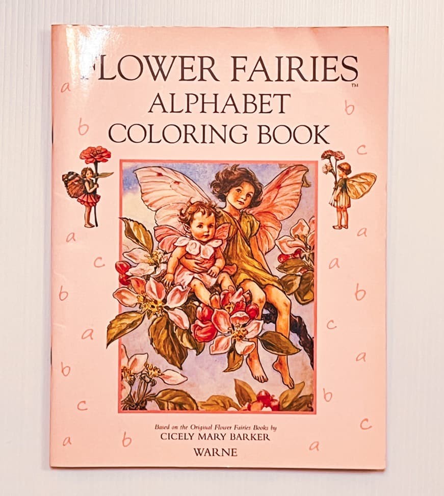 The Flower Fairies Alphabet Colouring Book Cicely Mary Barker 1993 8.8x11.5in