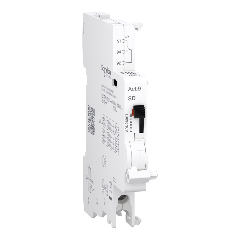 Schneider A9N26907 - Acti9 A9N SD bottom wiring 0.1-6A aux - Made In CHINA