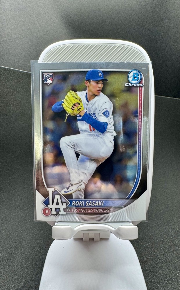 2025 Bowman Chrome Baseball #12 Roki Sasaki RC Dodgers