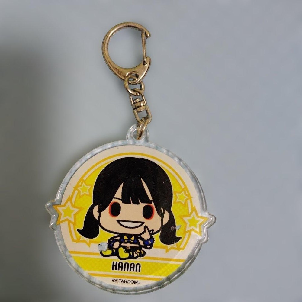 STARDOM Hanan Acrylic Keychain Japanese Pro Wrestling Used Collectible Japan