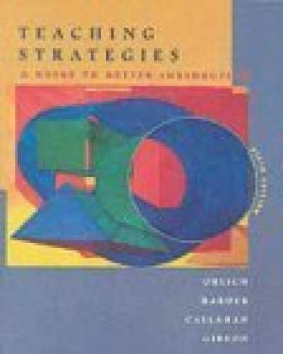 Teaching Strategies: A Guide to - Paperback, by Orlich Donald C. - Acceptable e
