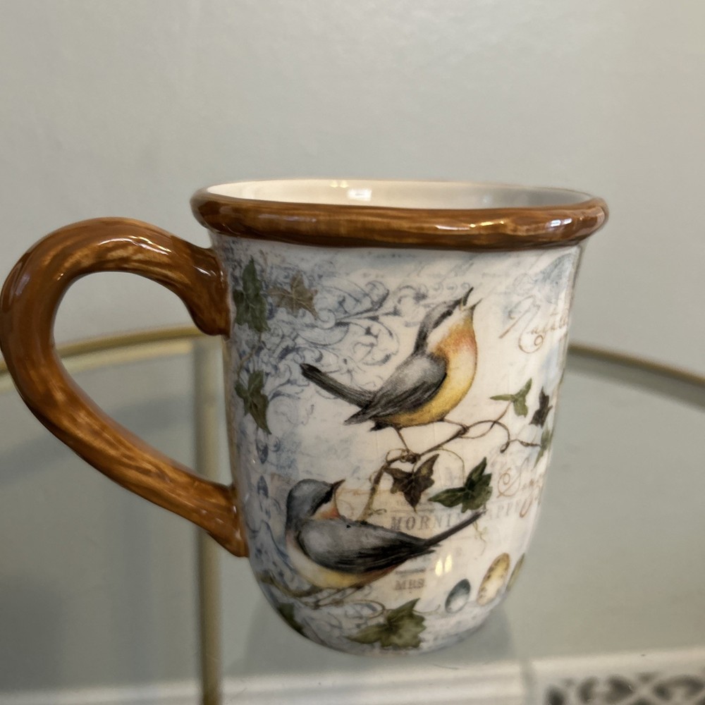 Certified International Susan Winget 16oz Mug Birds